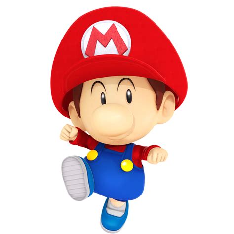 Baby Mario Render By Nibroc Rock On Deviantart