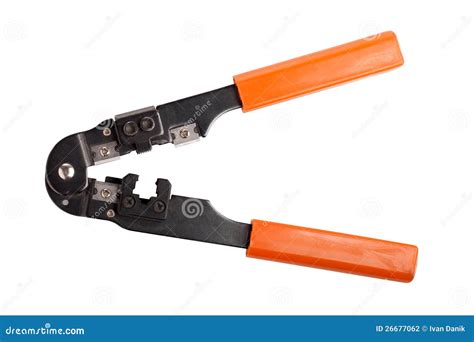 RJ45 Crimping Tool stock photo. Image of network, cable - 26677062