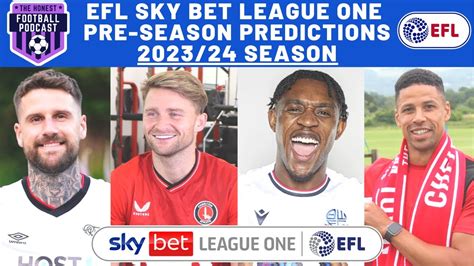 Efl Sky Bet League One Season Predictions Youtube