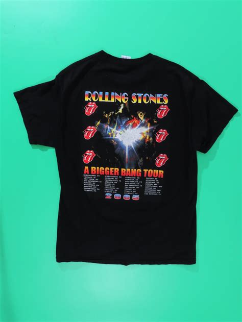 The Rolling Stones Bigger Bang Tour T Shirt Star Vintage