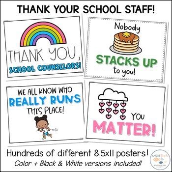 Staff Appreciation by Angie Fish | TPT