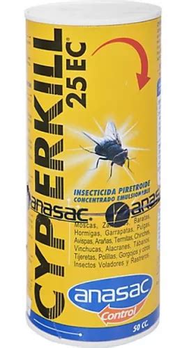 Cyperkill Ec Ml Insecticida Plagas Interior Exterior Cuotas Sin