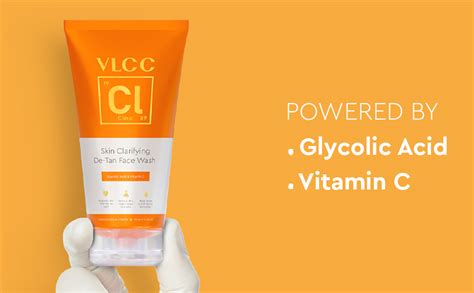 Vlcc Clinic Skin Clarifying De Tan Face Wash Ml Exfoliating