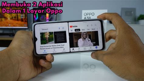 Cara Membelah Layar Split Screen HP Oppo A38 A58 A78 HP Oppo