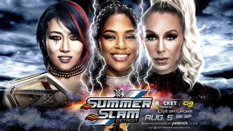 Asuka Charlotte Flair Bianca Belair Make History At WWE SummerSlam