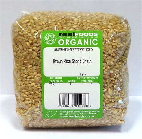 Organic Short Grain Brown Rice from Real Foods Buy Bulk Wholesale Online