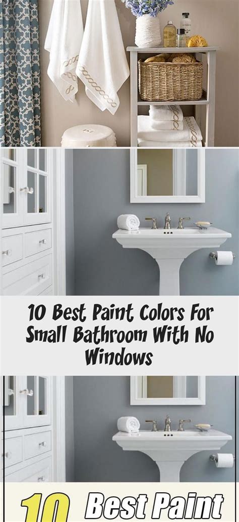 10 Best Paint Colors For Small Bathroom With No Windows