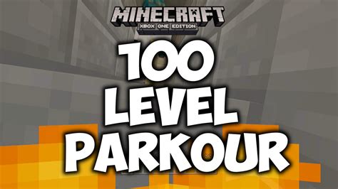 Minecraft Xbox 100 Level Parkour 1 Challenge Accepted Youtube