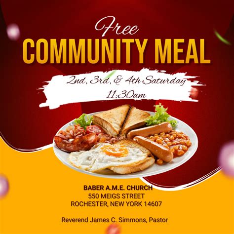 Community Meal – Baber AME Church