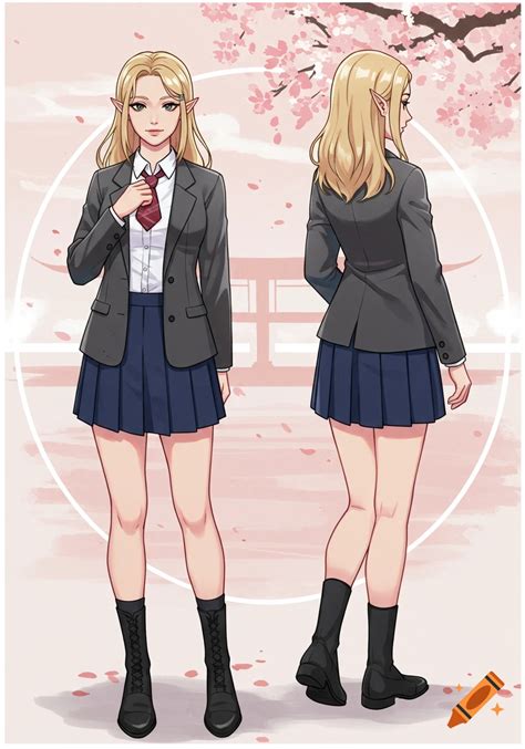 Cute Anime Lesbian Couple Created On Craiyon