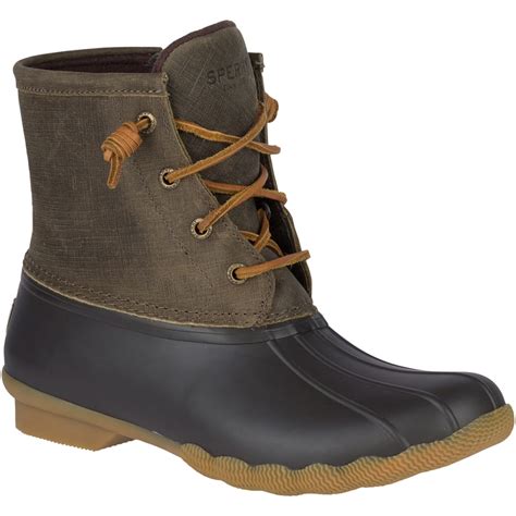 Sperry Womens Saltwater Waterproof Duck Boots Bobs Stores