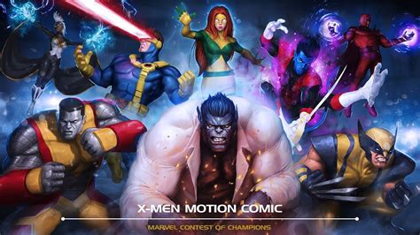 X Men Motion Comic Marvel Contest Of Champions Youtube