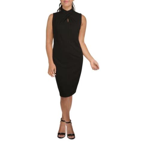 Rachel Rachel Roy Womens Formal Knee Length Keyhole Sheath Dress Plus