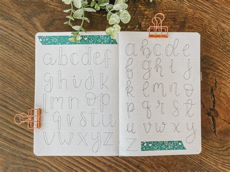 Easy Bullet Journal Fonts To Add Wow Akin For The Simple Life