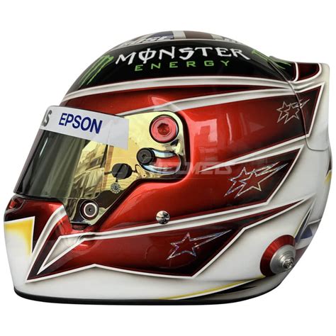 Lewis Hamilton Gold Helmet Abu Dhabi Gp World Champion F Replica