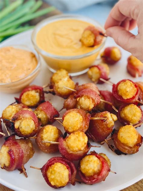 Perfect Bacon Wrapped Tater Tots