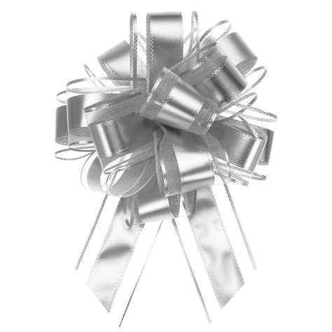 12pcs 9 Extra Large Pull Bow Metallic Gift Wrapping Bows Ribbon