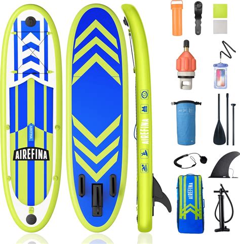 Airefina Aufblasbares Stand Up Paddling Board Mit Kamerahalterung