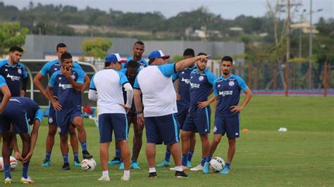 Bahia Faz Pen Ltimo Treino Antes Do Duelo Contra O Crici Ma