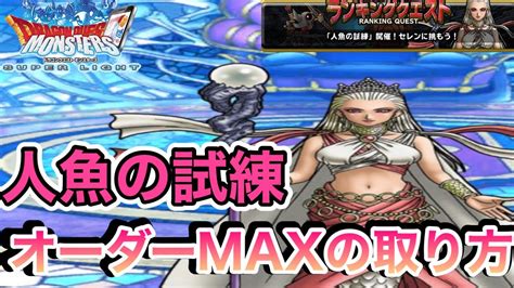 Dqmsl ランキングクエスト 人魚の試練 オーダーmax55攻略 ドリーム抽選結果も Youtube