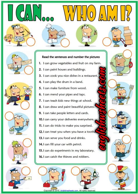 Esl Activities Worksheets Miscellaneous Vocabulary Quiz For