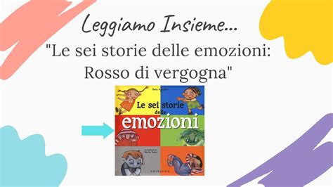 Video Lettura Libro PARTE 2 Le Sei Storie Delle Emozioni Rosso Di