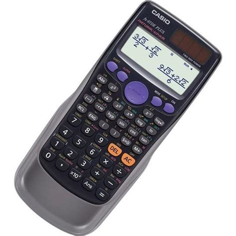 Casio Fx De Plus Calcolatrice Tasca Calcolatrice Scientifica Nero