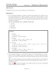 Homework 1 Pdf CSCI 3383 Algorithms Solutions To Homework 1 Boston