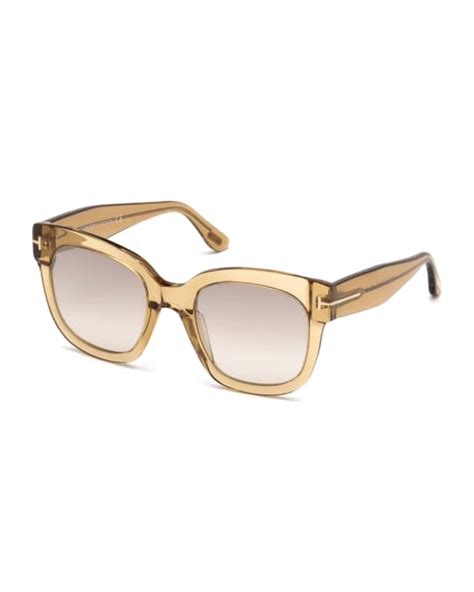 Tom Ford Beatrix Square Acetate Sunglasses Neiman Marcus