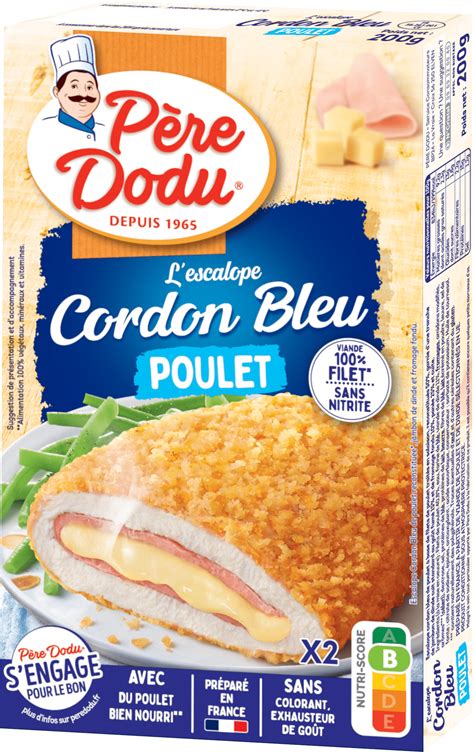 Les Escalopes Cordon Bleu De Poulet Et De Dinde P Re Dodu