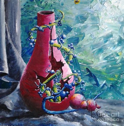 Broken Vase Painting by Antonia Wilson