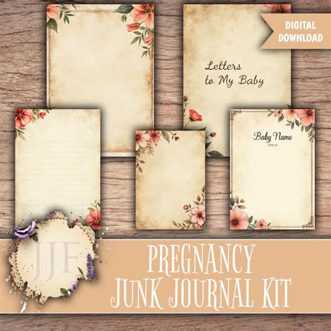 How To Pregnancy Journal Vintage
