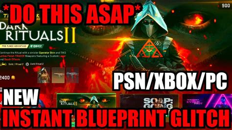 Do This Asap Instant Blueprint Glitch Mw For Psn Xbox Pc Mw