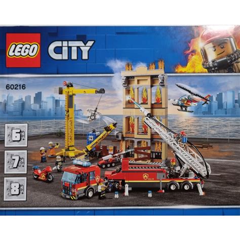 Lego Downtown Fire Brigade Set 60216 Instructions Brick Owl Lego