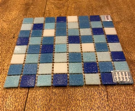 Swimming Pool Glass Mosaic Cheque Tile 2x2 Feet 600x600 Mm At 180