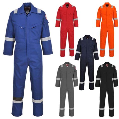 Portwest Flame Resistant Light Weight Anti Static Coverall Fr