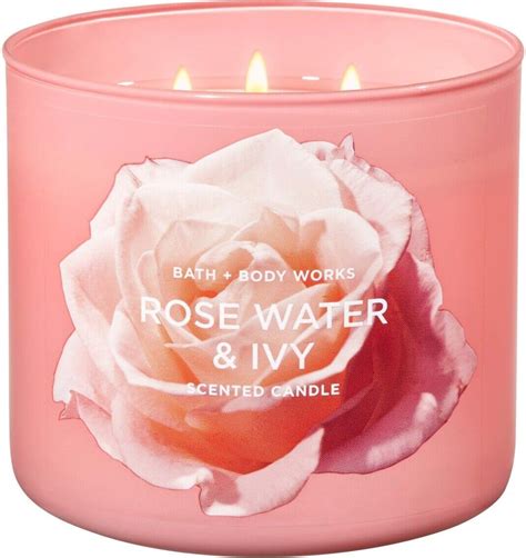 Amazon White Barn Rose Water Ivy Wick Candle Ounce