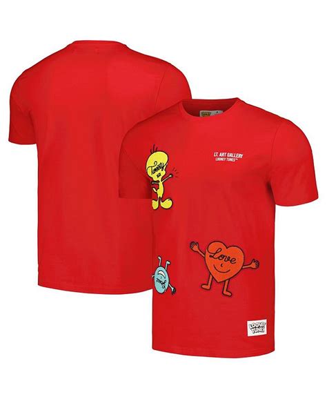 Freeze Max Mens And Womens Red Looney Tunes Positive Energy T Shirt