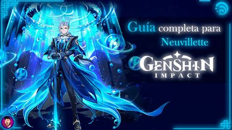 Gu A Neuvillette Build Dps Armas Teams Artefactos