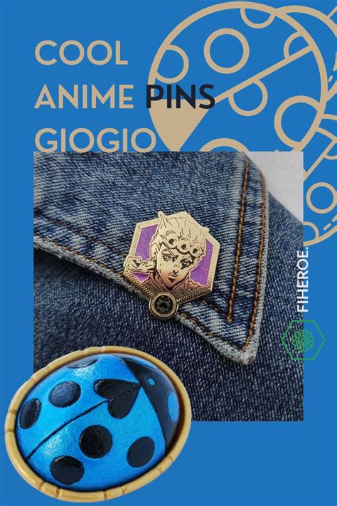 Giorno Giovanna 💕 Is Just As Stylish As The Rest Of The Jojo Cast And This Enamel Pin Is A