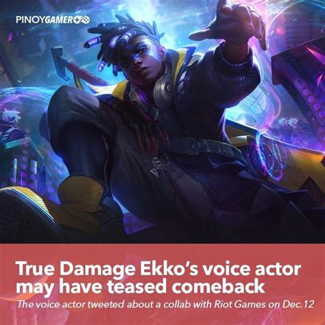 True Damage Ekkos Voice Actor May Have Teased Comeback For League All