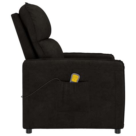 Hua Fauteuils Lectriques Fauteuil De Massage Inclinable Noir Tissu