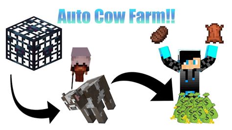 How To Build The Most Effiecent And Compact Auto Cow Grinder Loverfella Skyblock Youtube