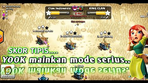 Skor Tipis Yok Gasss Clash Of Clans Clashofclans YouTube