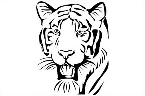 Tiger Stencil Printable - ClipArt Best