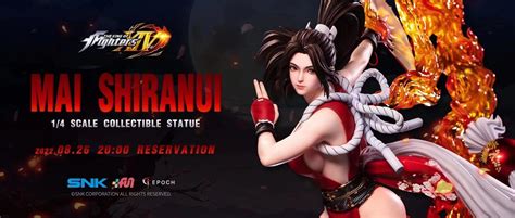 Epoch Studio 1 4 SNK The King Of Fighters XIV Mai Shiranui Resin Statue