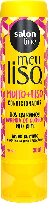 Condicionador Para Cabelo Liso - Condicionador para Cabelos Salon Line Meu Liso Muito + Liso 300ml - Covabra