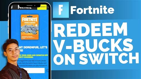 How To Redeem Fortnite V Bucks Code On Switch Youtube