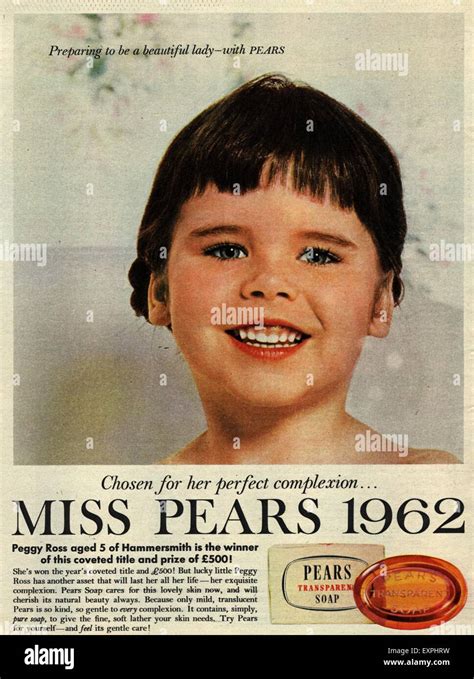 1960s Uk Pears Magazine Advert Stock Photo Alamy