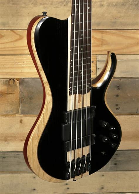 Ibanez Bass Workshop Btb865sc 5 String Bass Weathered Black Reverb